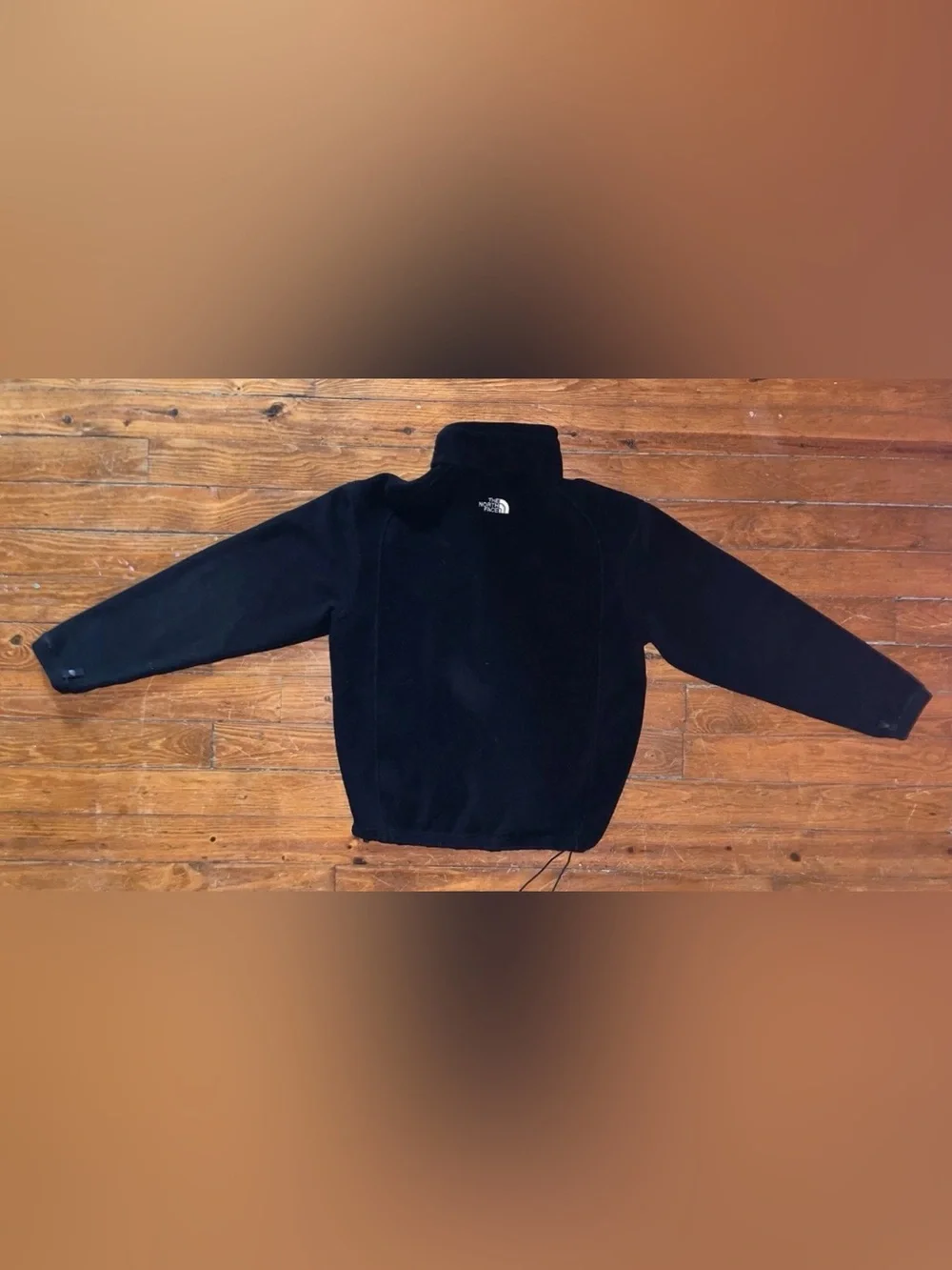 The North Face Fleece Jacket Mens Size M Black Full Zip Mock Neck Outdoor Gear